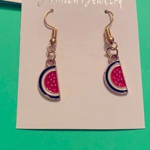 Watermelon earrings